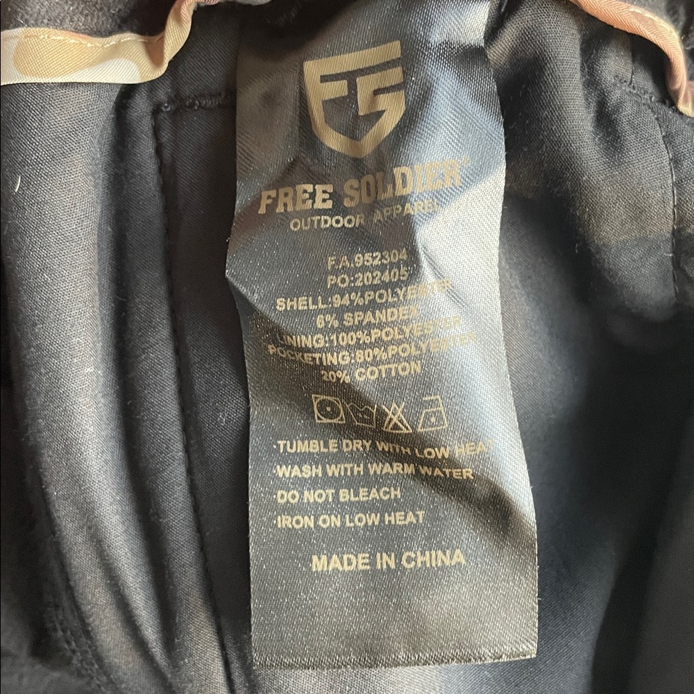 Free Soldier Softshell Fleece-Lined Cargo Pants - Picture 13 of 16